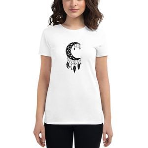 Crescent Moon Feathers Spiritual T-shirt